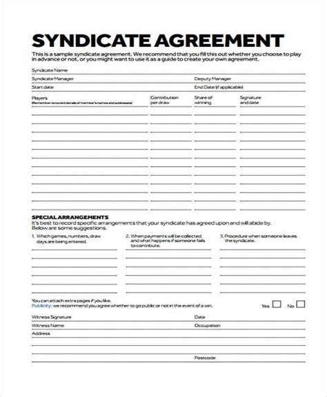 national lottery syndicate form pdf.